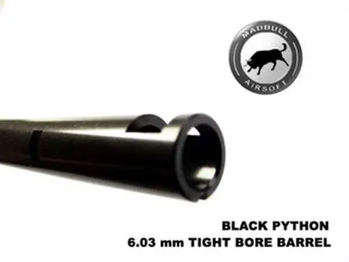 Madbull Airsoft Black Python 455Mm Ver. Ii  Tight Bore Precision Barrel- 6.03Mm 1