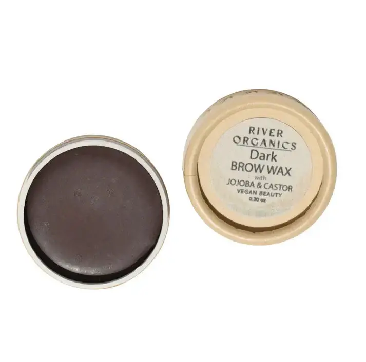 Dark Vegan Eyebrow Wax 8.45G-River Organics 1