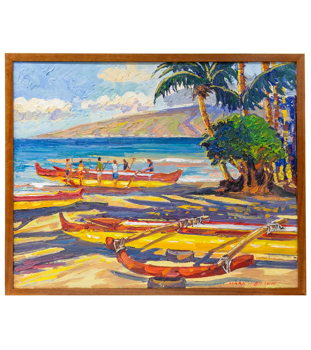Wahine Paddlers Of Kihei By Mark Brown 1