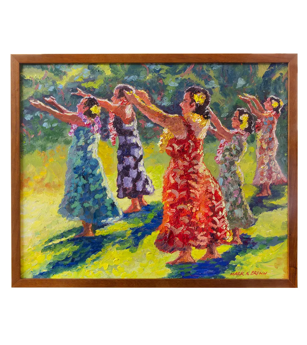 Hula In Progress By Mark Brown 1