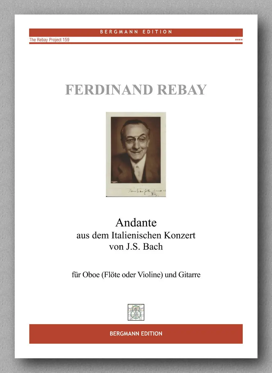 Rebay [159], Andante Aus Dem Italienischen Konzert Von J.S. Bach 1