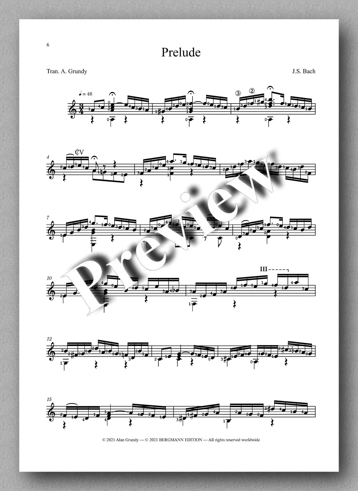 Bach-Grundy, Cello Suite No. 2 2