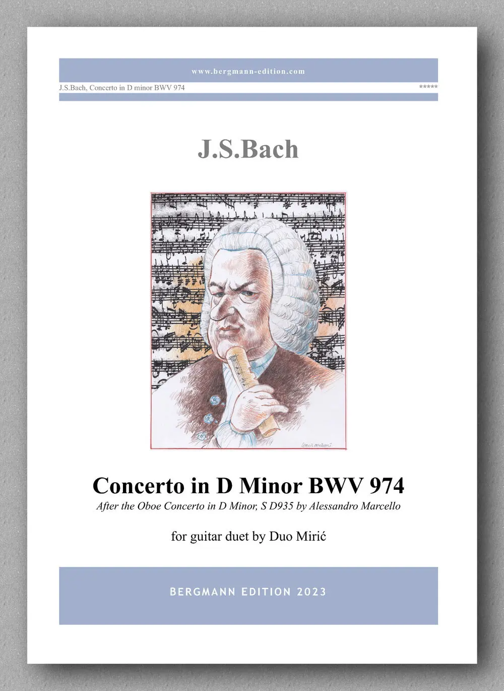 Bach-Mirić, Concerto In D Minor Bwv 974 1