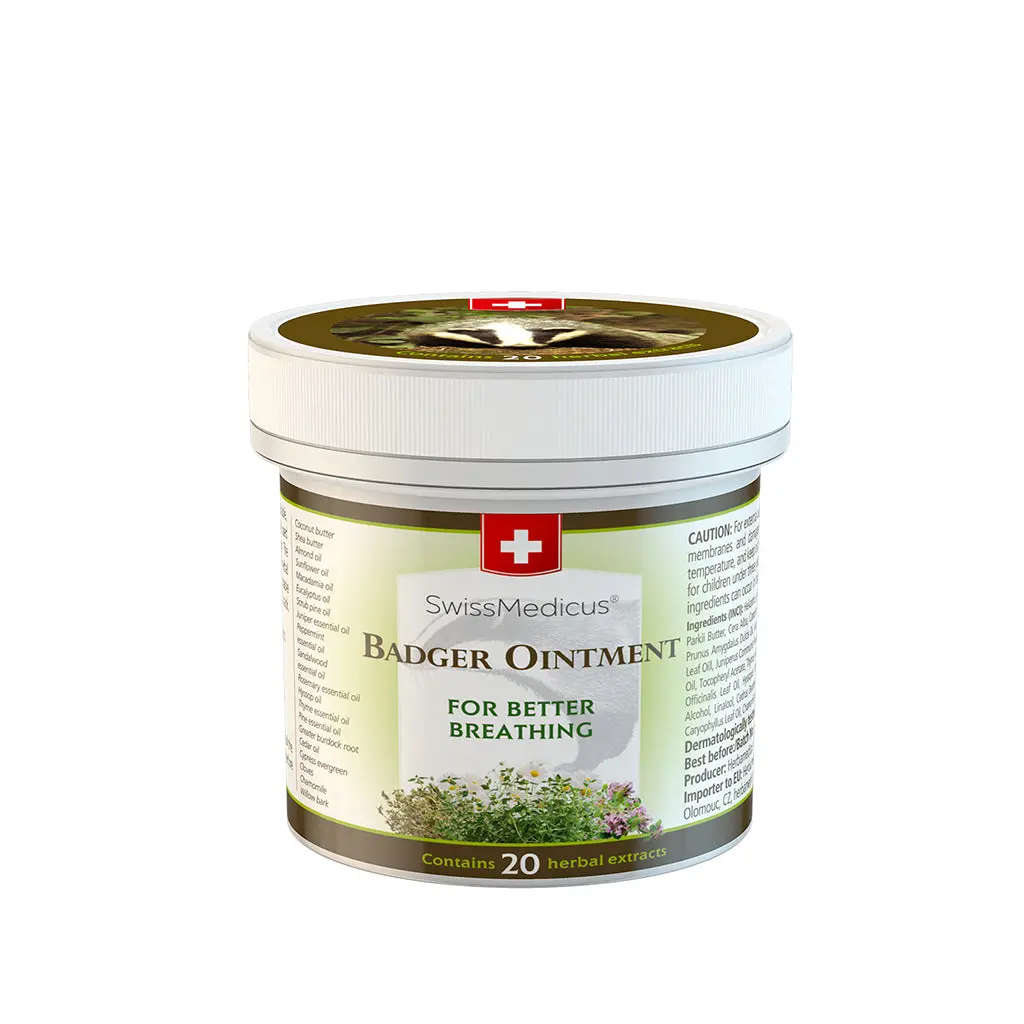 Badger Ointment For Better Breathing 125 Ml - Herbamedicus 1