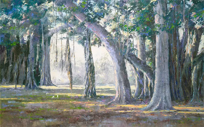 Banyan At The Zoo 1989 By Hiroshi Tagami 1