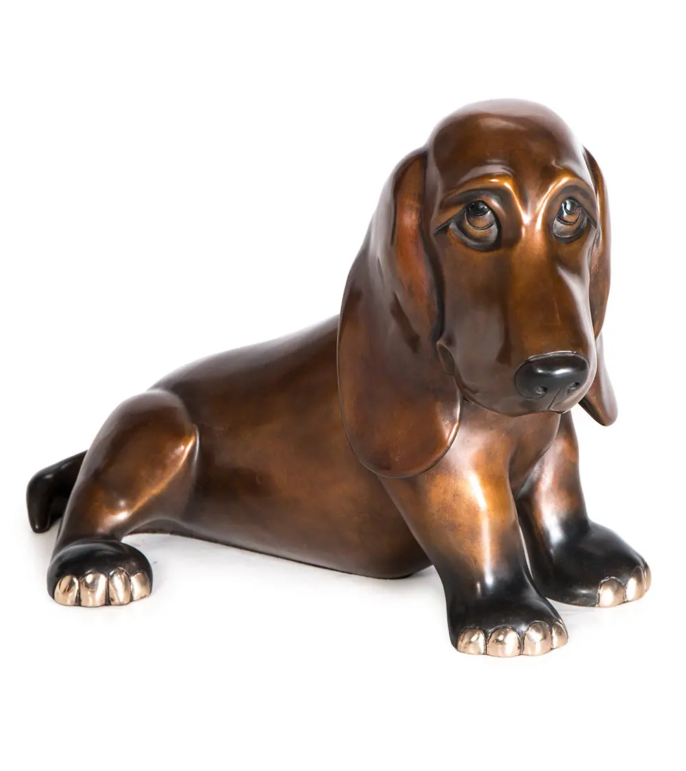 Bronze Sculpture "Baxter" By Marty Goldstein 1