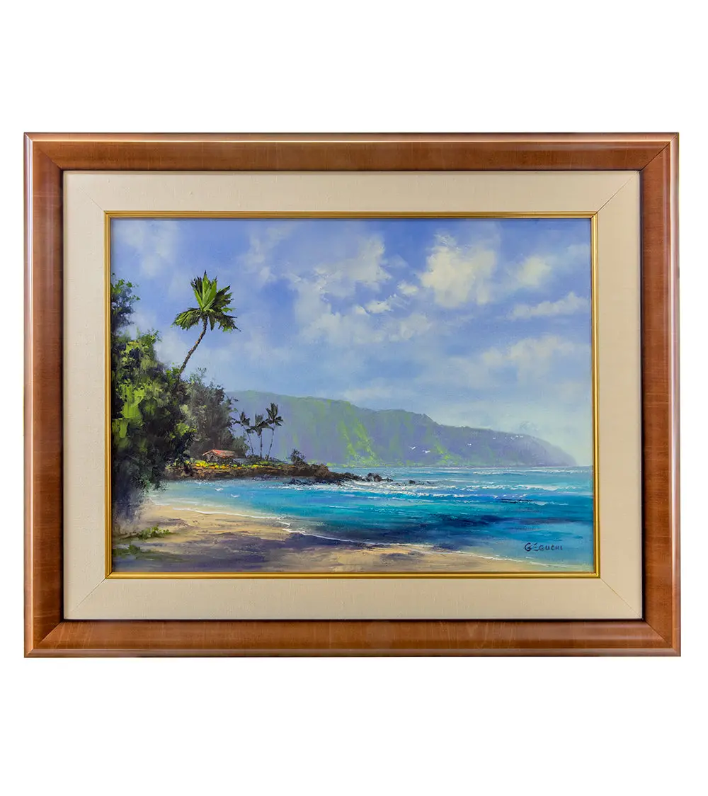 Original Painting: Beach House Retreat By George Eguchi 1