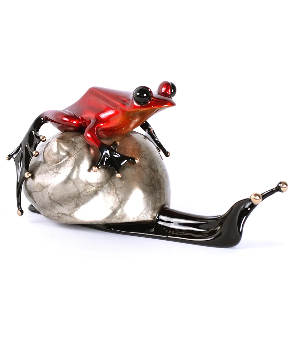 Bronze Sculpture "Escargo" By Tim Cotterill 1