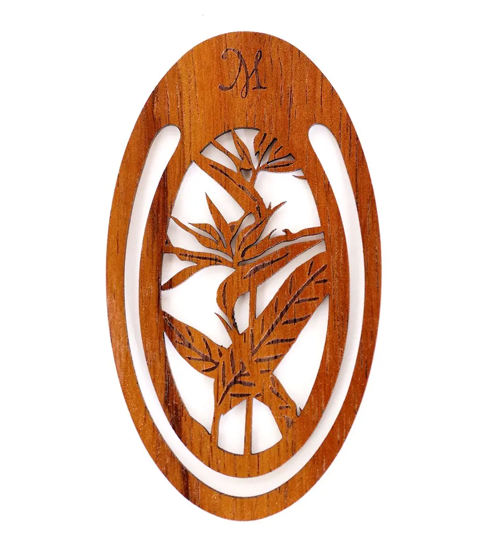 Koa Bookmark - Bird Of Paradise 1