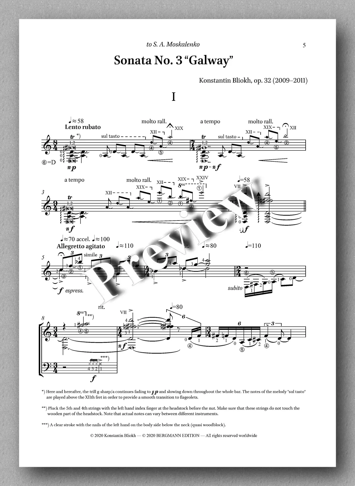 Bliokh, Sonata No. 3, Galway 2