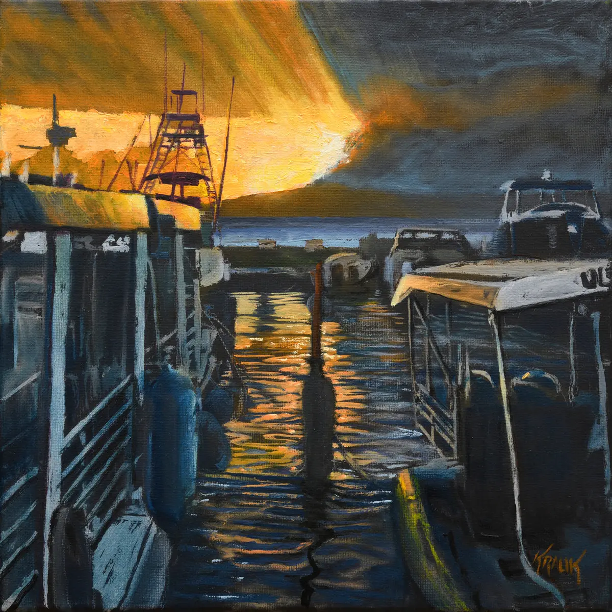 Lahaina Harbor Sunset By Brandon Kralik 1