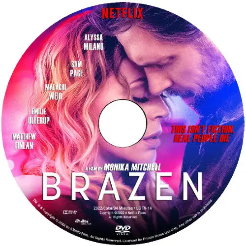 Brazen Dvd Netflix Movie 2022 Sam Page 1