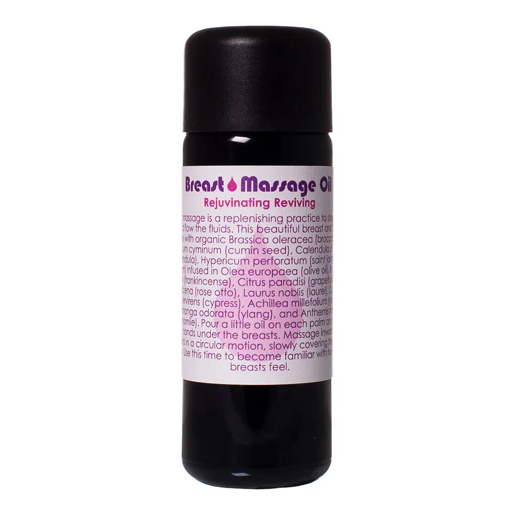 Breast Massage Oil - Living Libations 1
