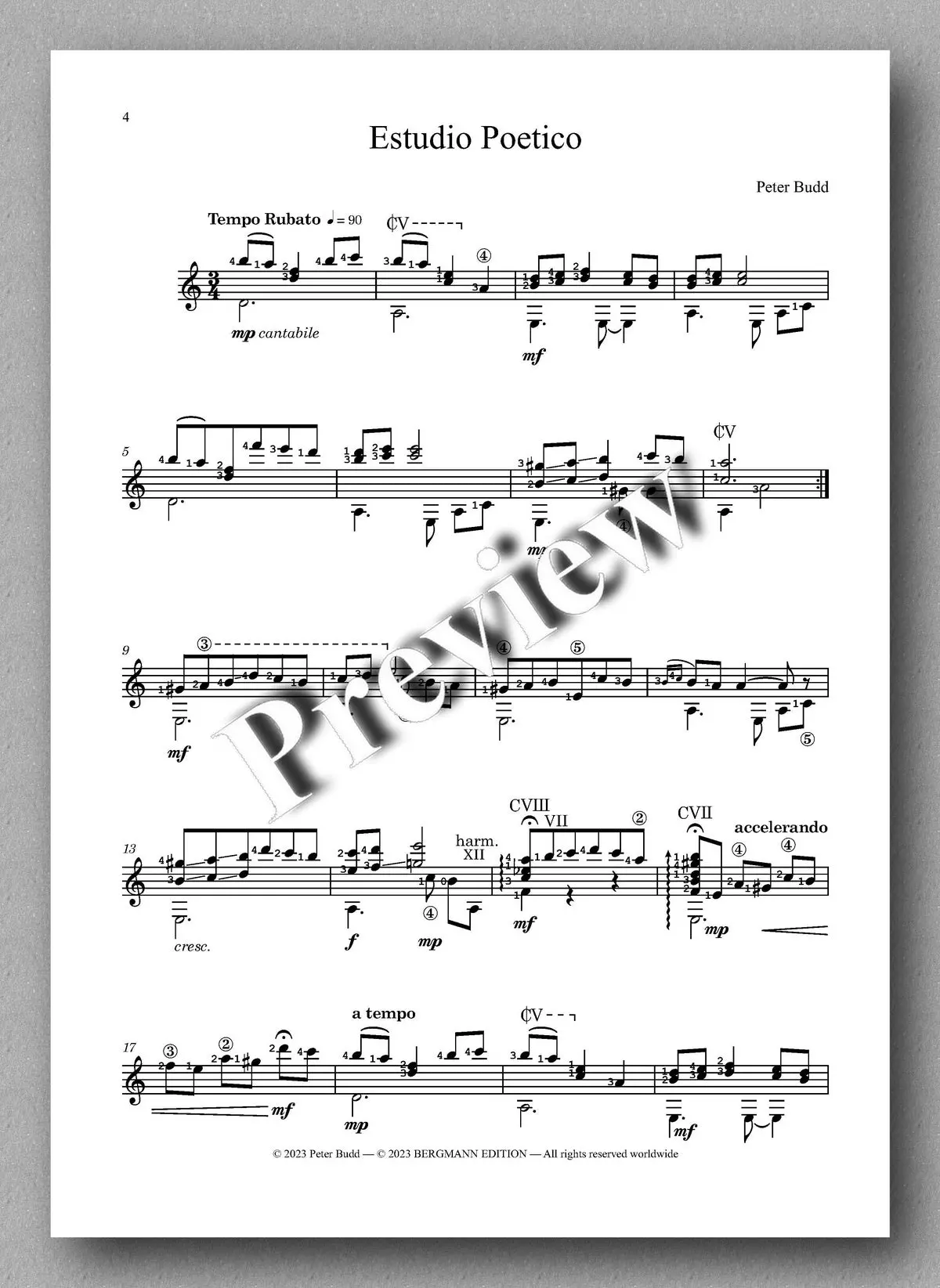 Budd, Six Poetic Pieces 2