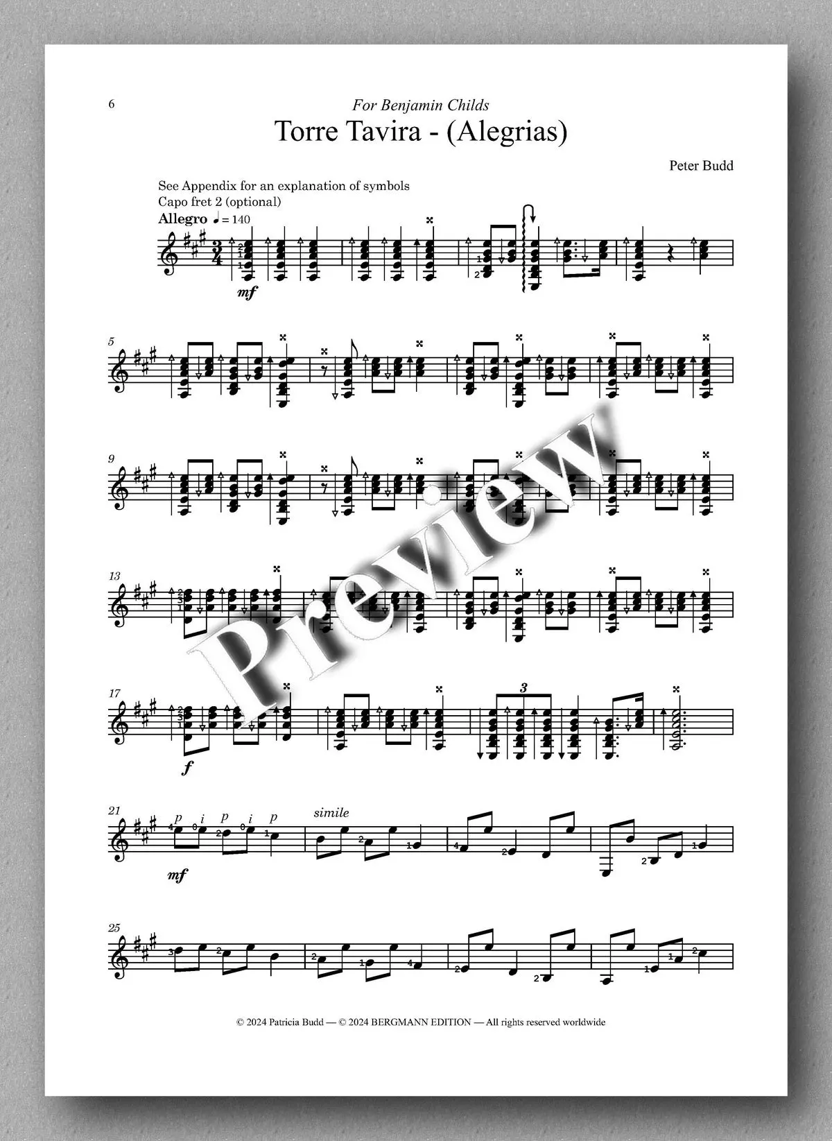 Budd, Suite Andaluza 2