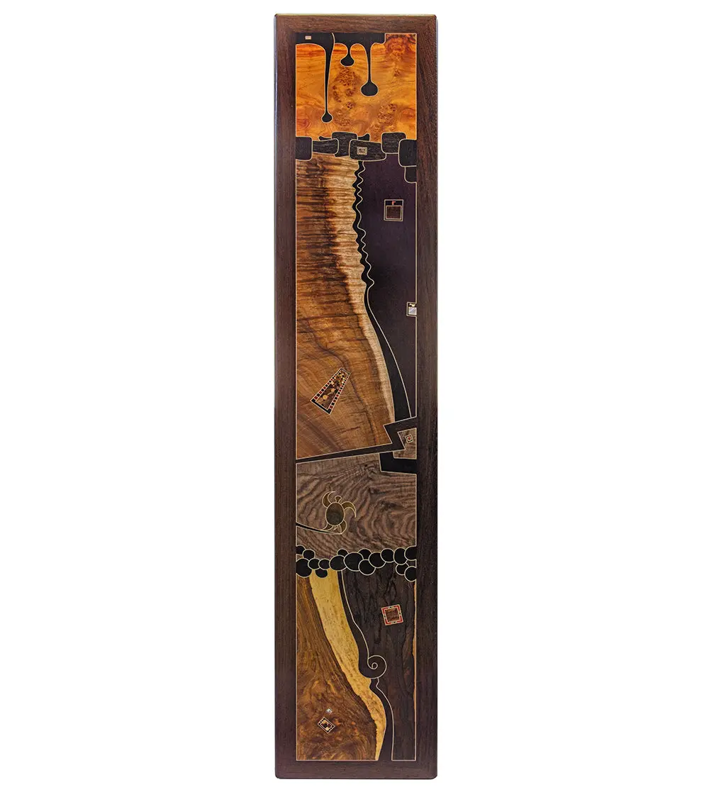 Wood Inlay Mural "Ebony Drop" By Chris Cantwell 1