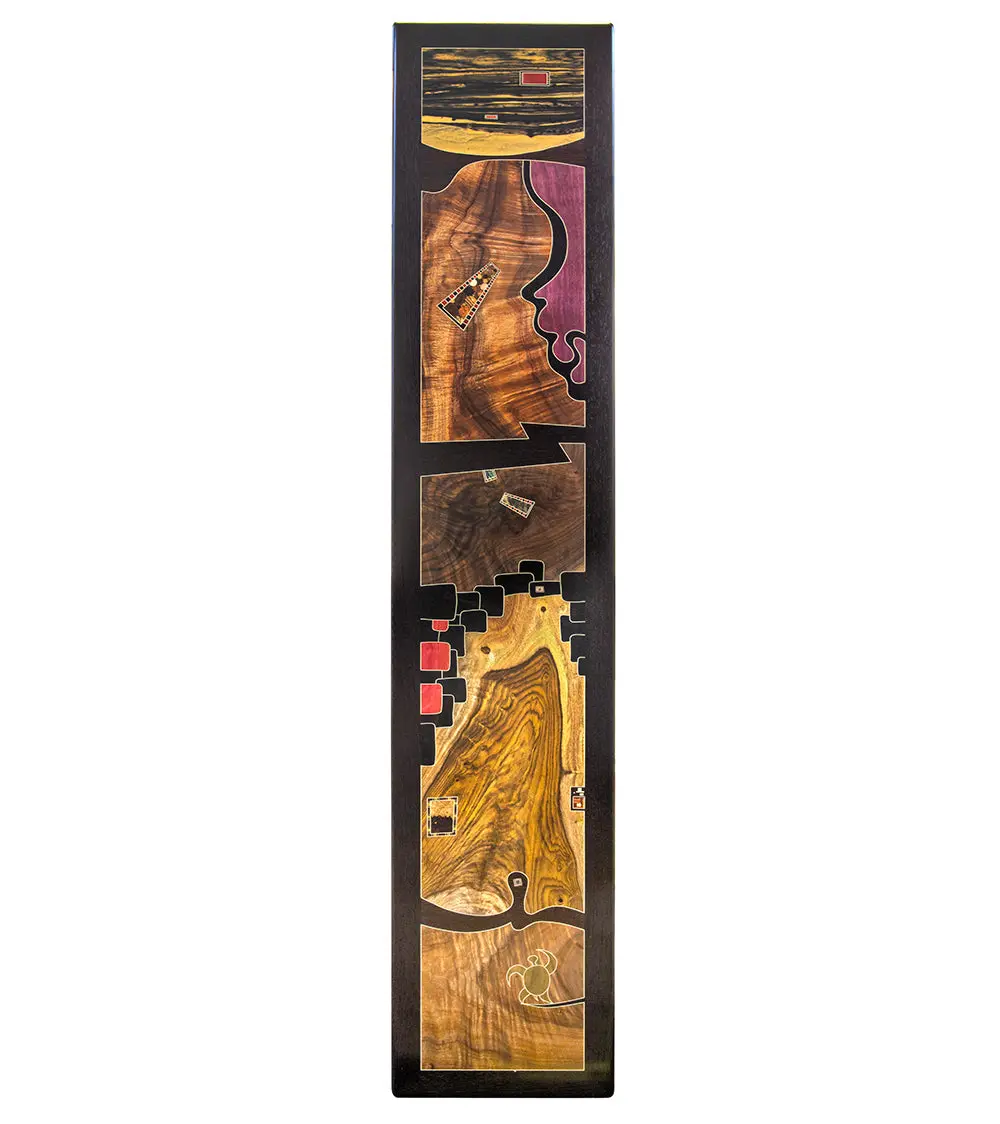 Wood Inlay Mural "Horizon" By Chris Cantwell 1