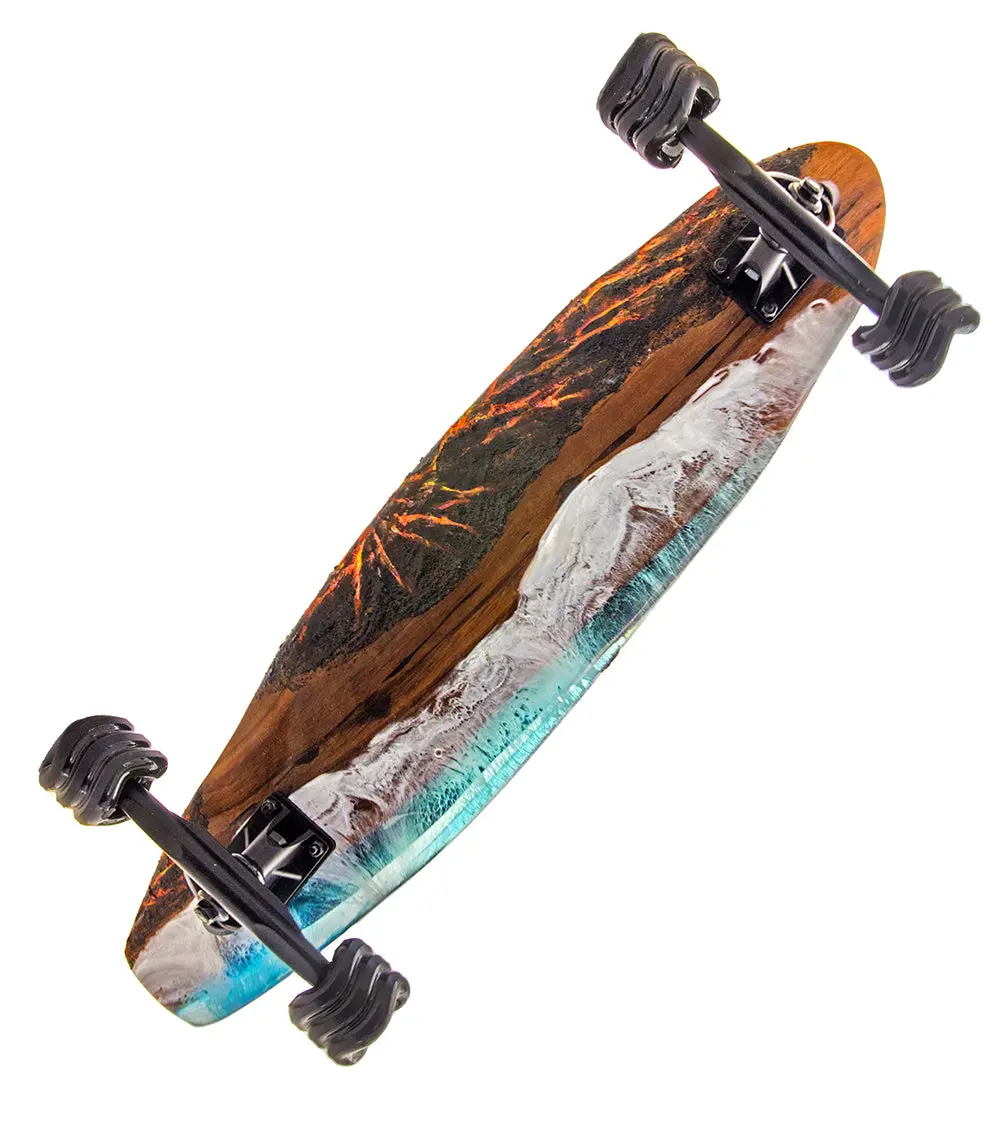 Koa-Resin Skateboard #005 1