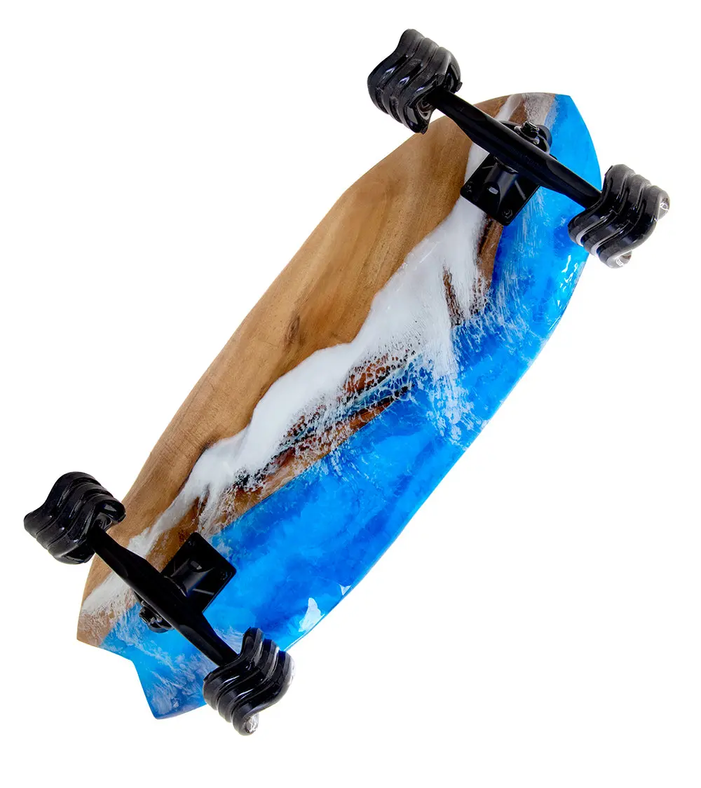Koa-Resin Skateboard #011 1