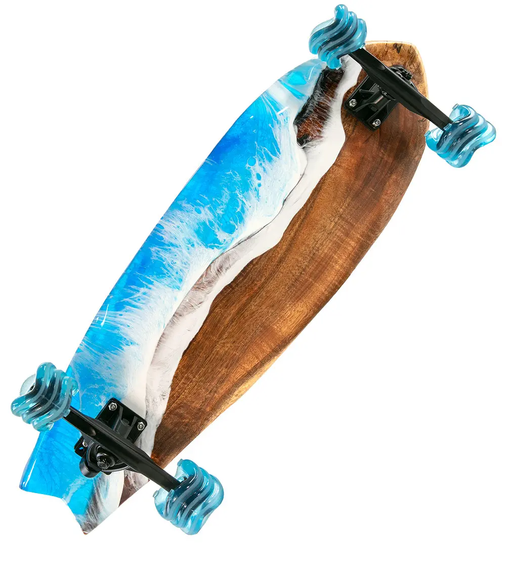 Koa-Resin Skateboard #026 1