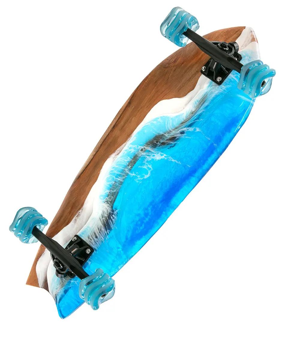 Koa-Resin Skateboard #027 1