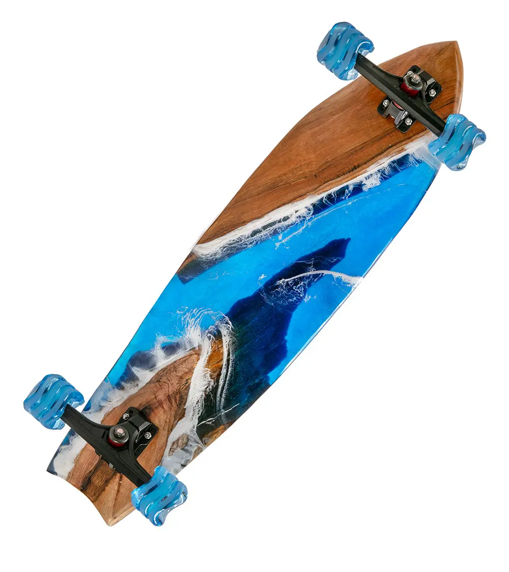 Koa-Resin Skateboard #036 1