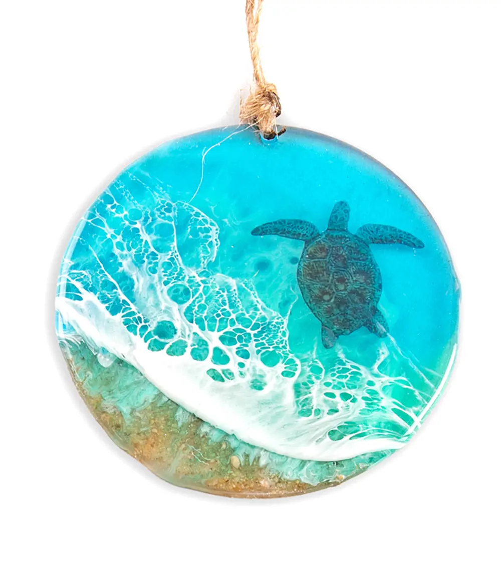 Resin Sand "Honu" Ornament 1