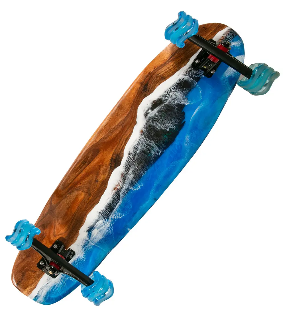 Koa-Resin Skateboard #045 1