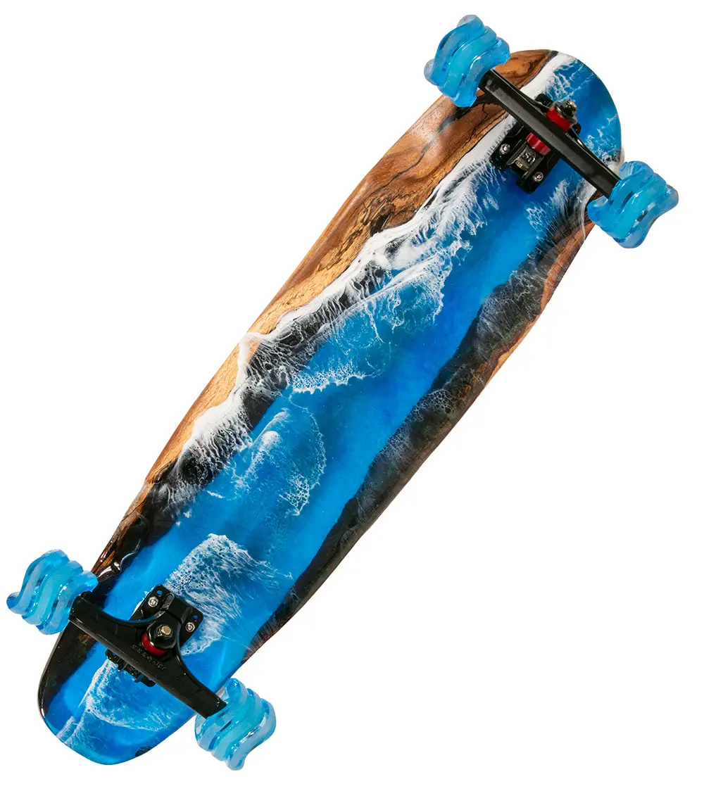 Koa-Resin Skateboard #046 1