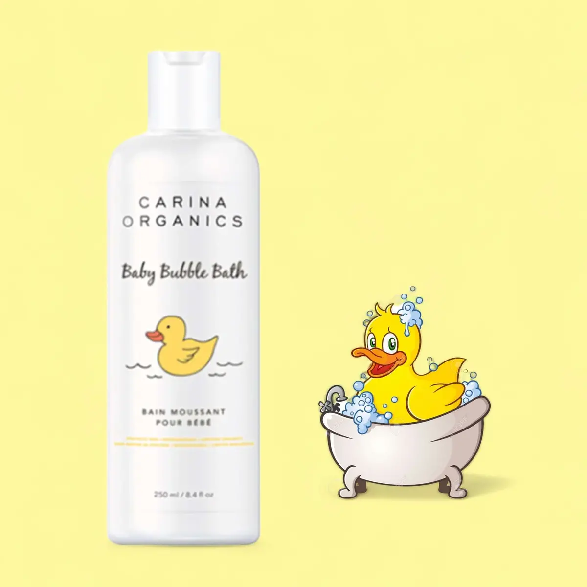 Baby Bubble Bath 250Ml - Carina Organics 1