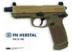 Fn Herstal Fnx-45 Tactical Gbb Airsoft Gun Licensed By Cybergun (Dark Earth) 1