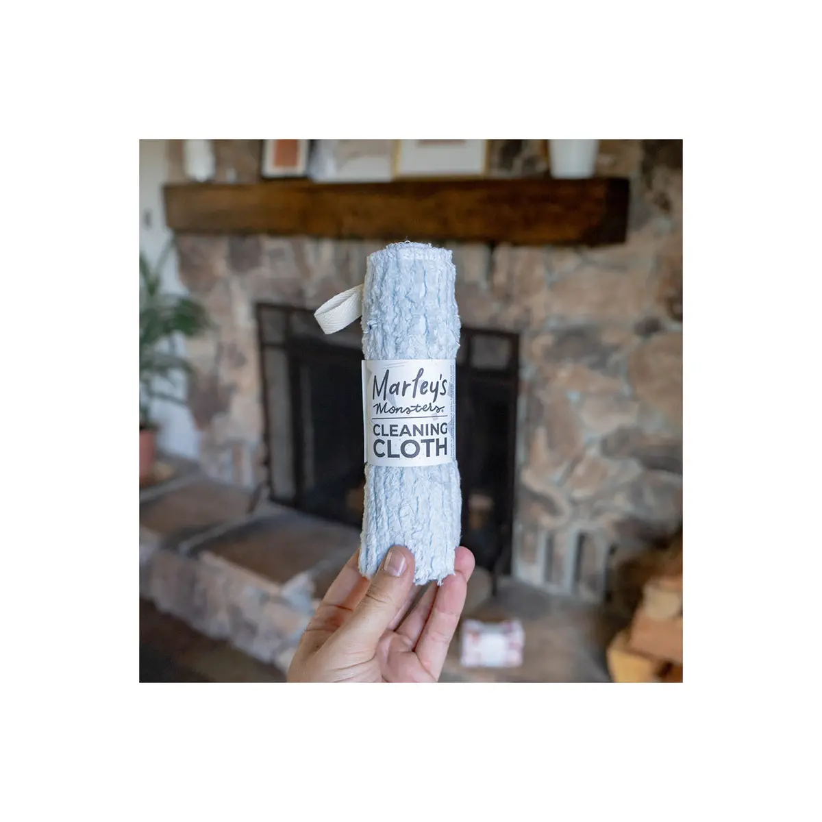 Cleaning Cloth - Cotton Chenille In Sky Blue 1