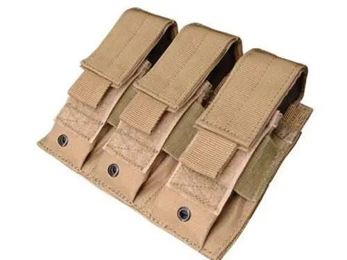 Condor Triple Pistol Mag Pouch (Tan) 1