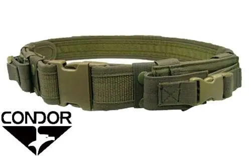 Condor  Tactical Belt W- Dual Mag Pouches (Od) 1