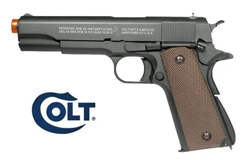 Cybergun Colt M1911 A1 Gas Blowback Pistol (O.E.M. By Kjw) 1