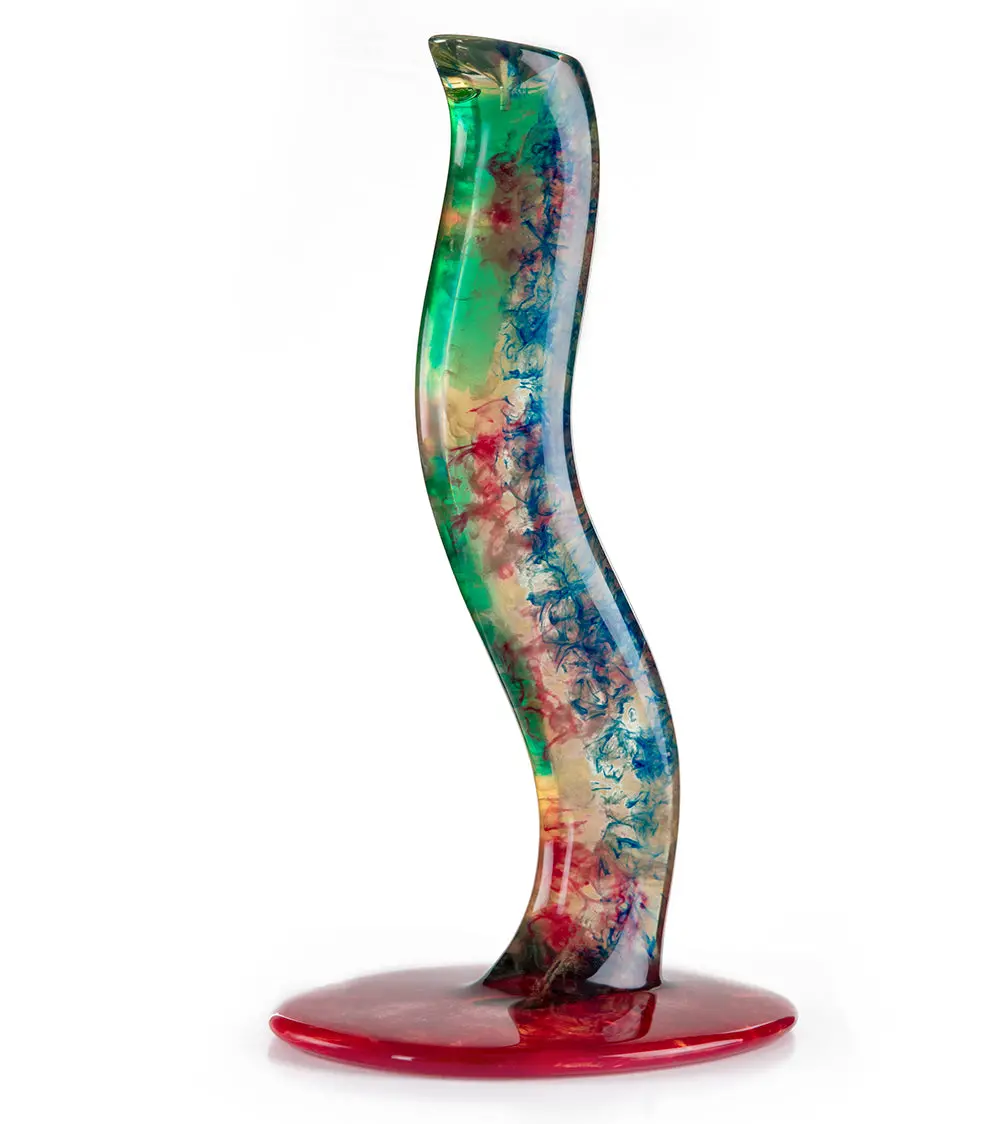 Wood Vessel "Walk This Way" By Rock Cross 1
