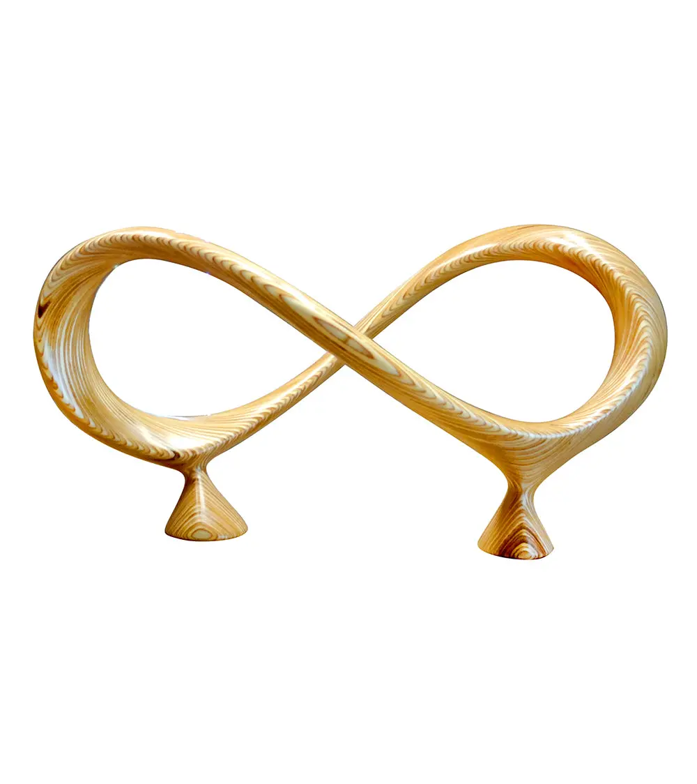 "Infinity" Wood Sculpture By Rock Cross 1