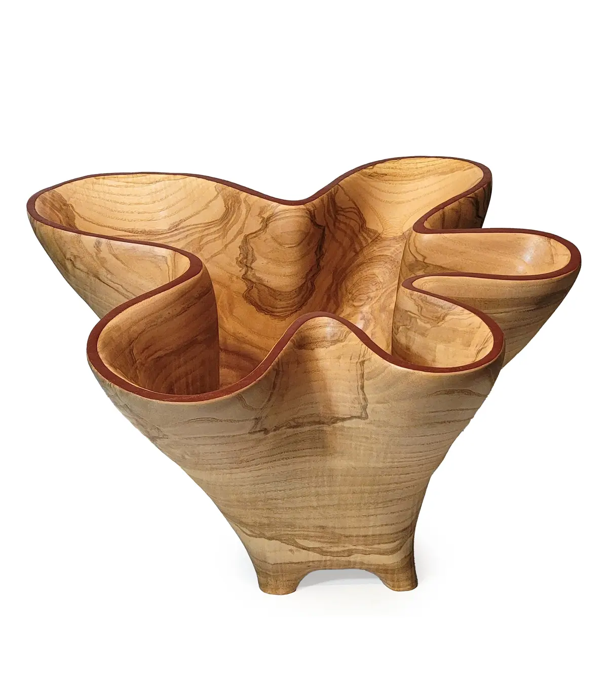 Carved Vessel "Canyon Flower Iii" By Andy Dipietro 1