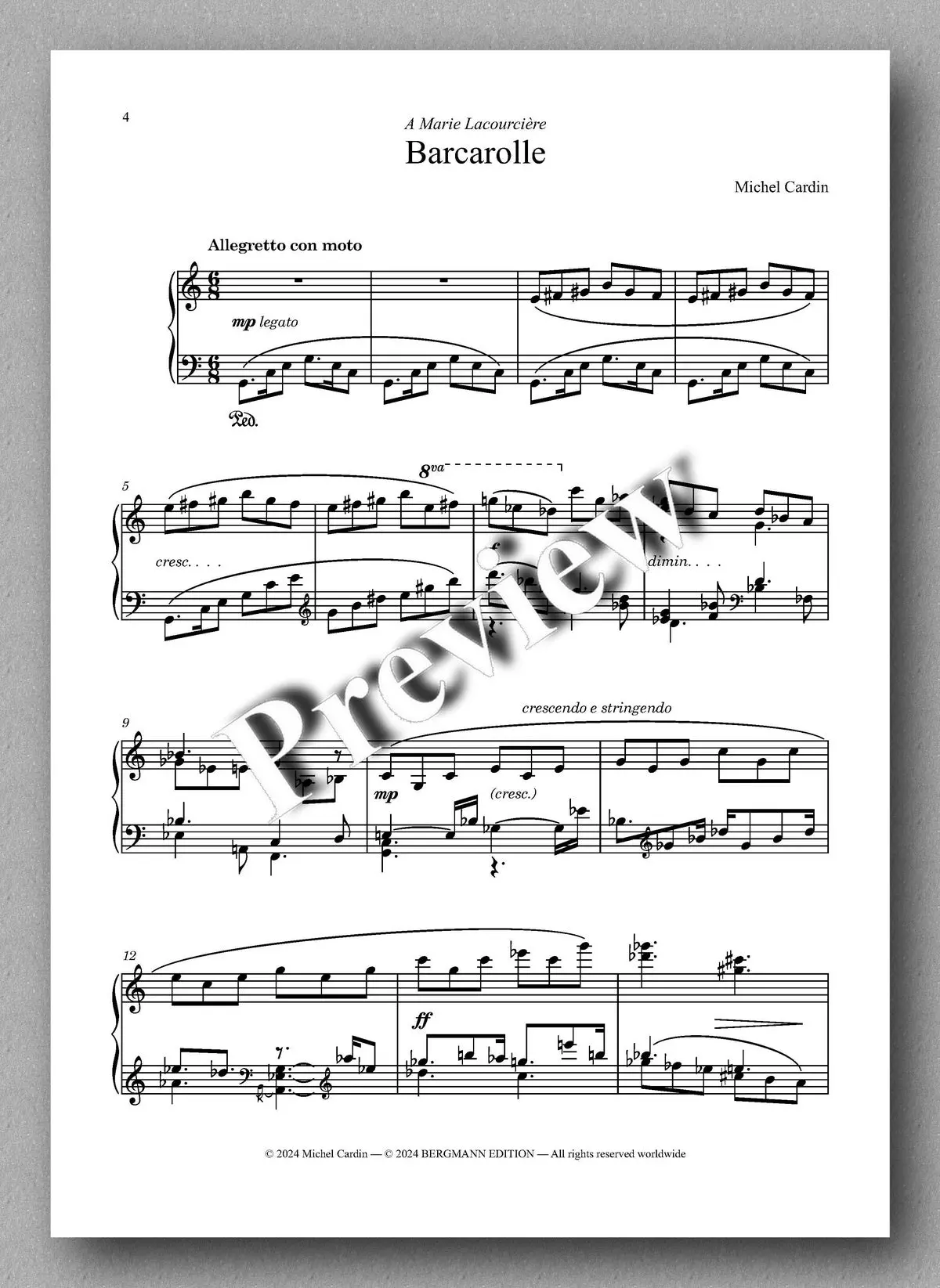 Cardin, Barcarolle 2
