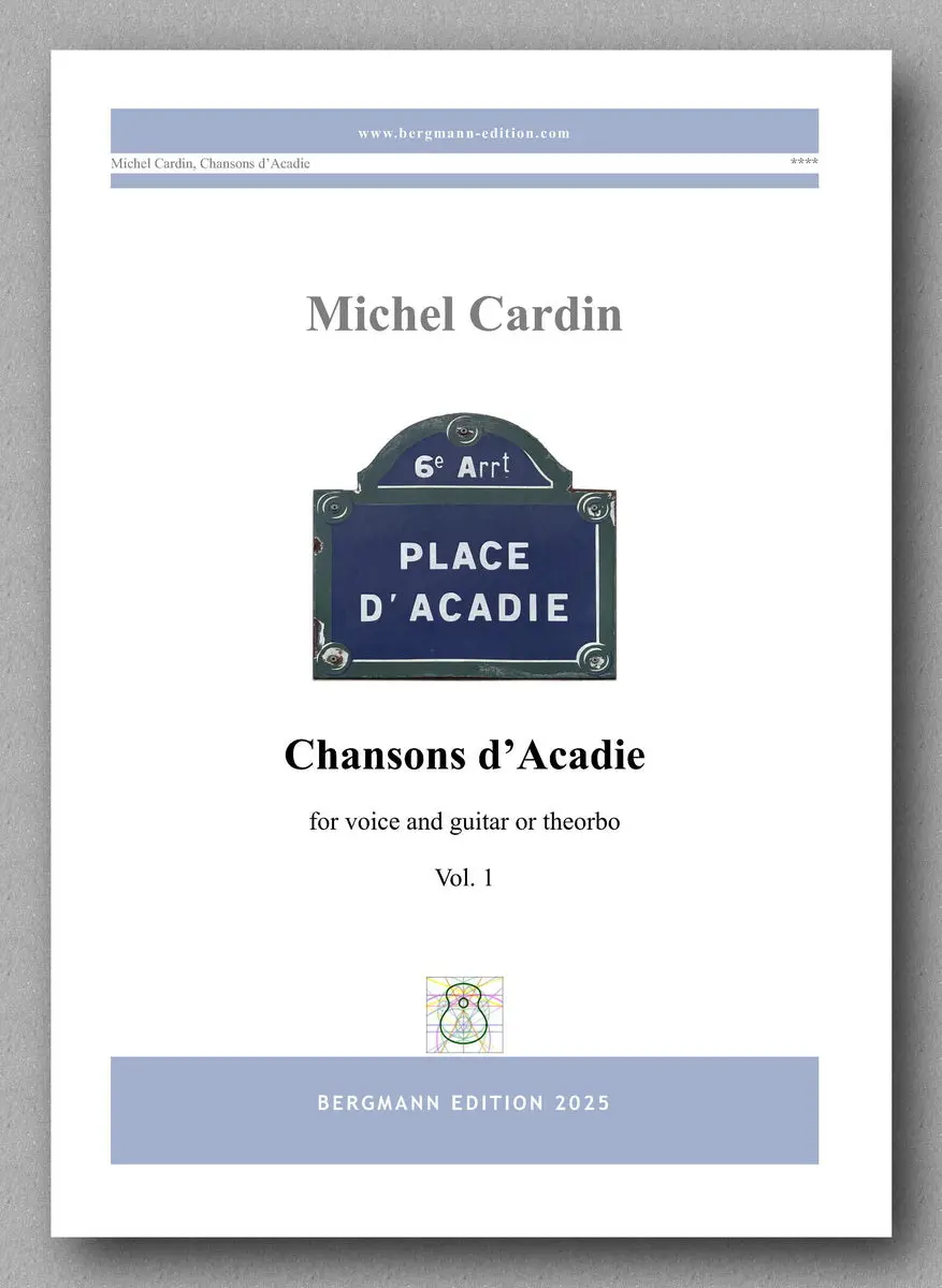 Cardin, Chansons D’Acadie, Vol. 1 1