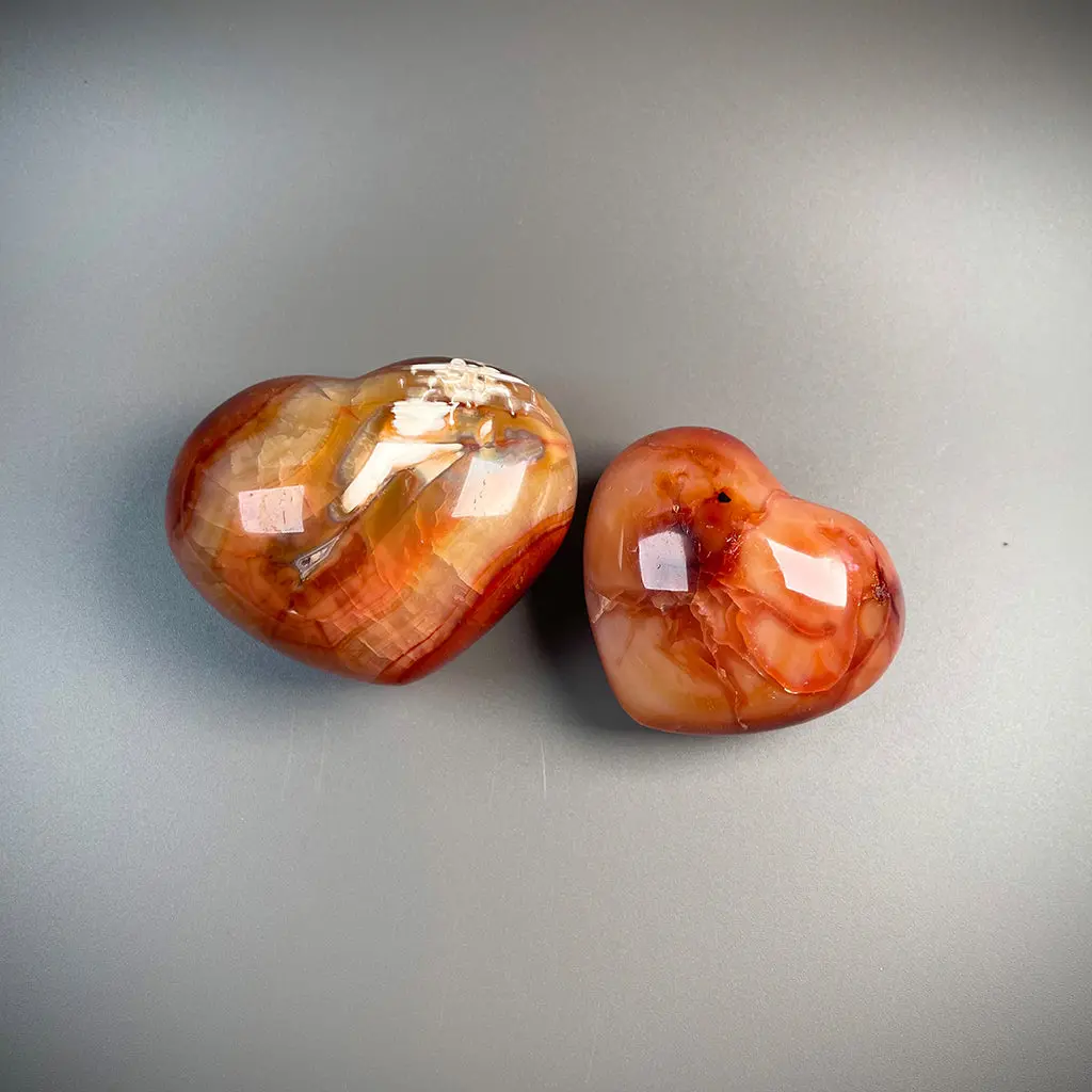 Carnelian Orange Crystal Hearts – Ethically Sourced From Madagascar 4