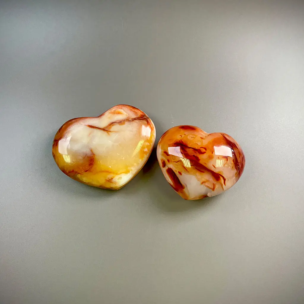 Carnelian Orange Crystal Hearts – Ethically Sourced From Madagascar 6