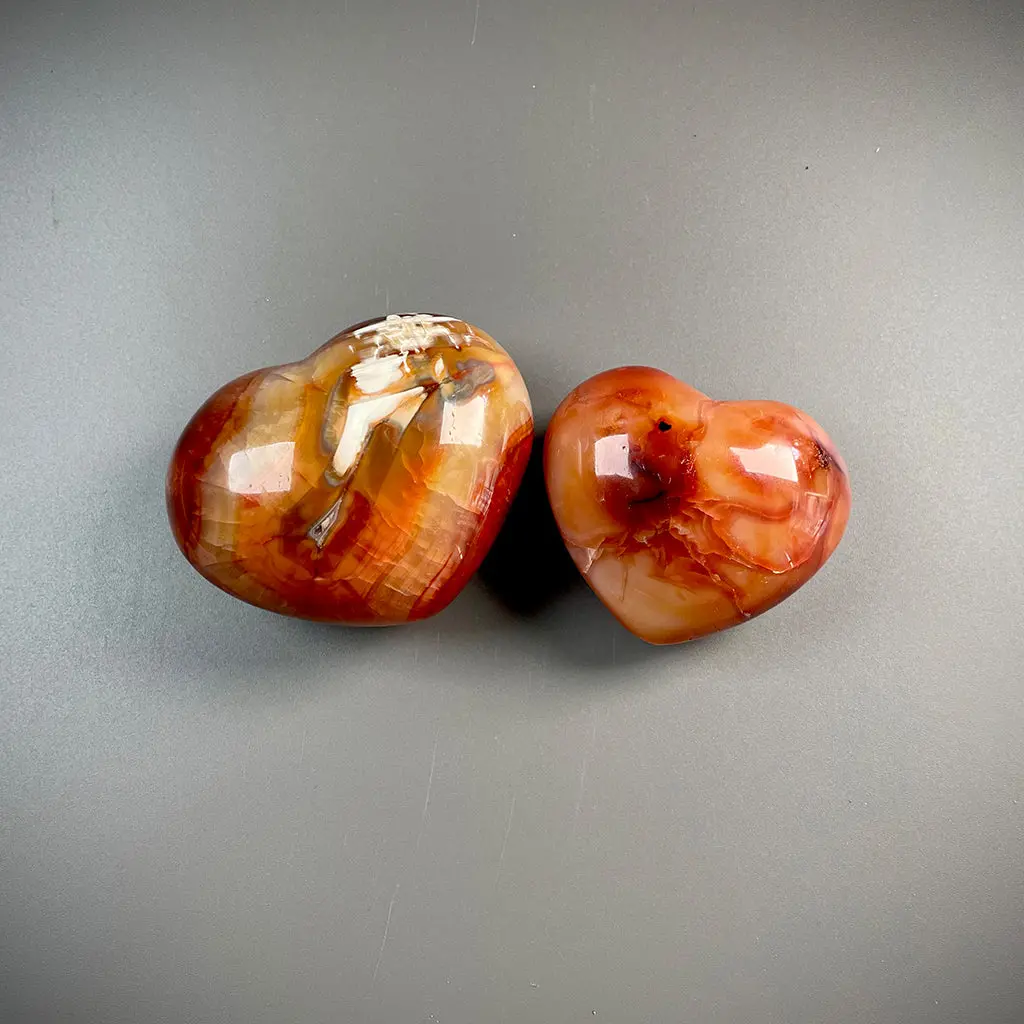 Carnelian Orange Crystal Hearts – Ethically Sourced From Madagascar 5