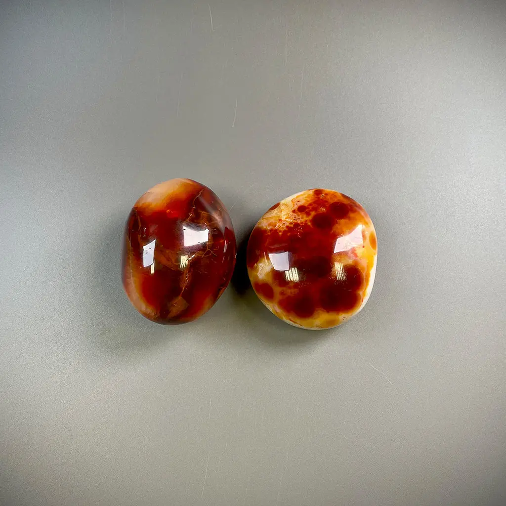 Carnelian Orange Crystal Palm Stones – Ethically Sourced From Madagascar 4