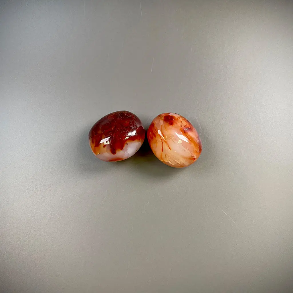 Carnelian Orange Crystal Palm Stones – Ethically Sourced From Madagascar 1