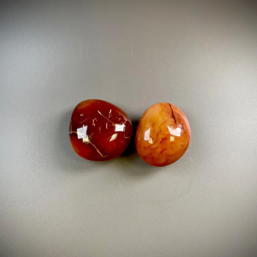 Carnelian Orange Crystal Palm Stones – Ethically Sourced From Madagascar 3