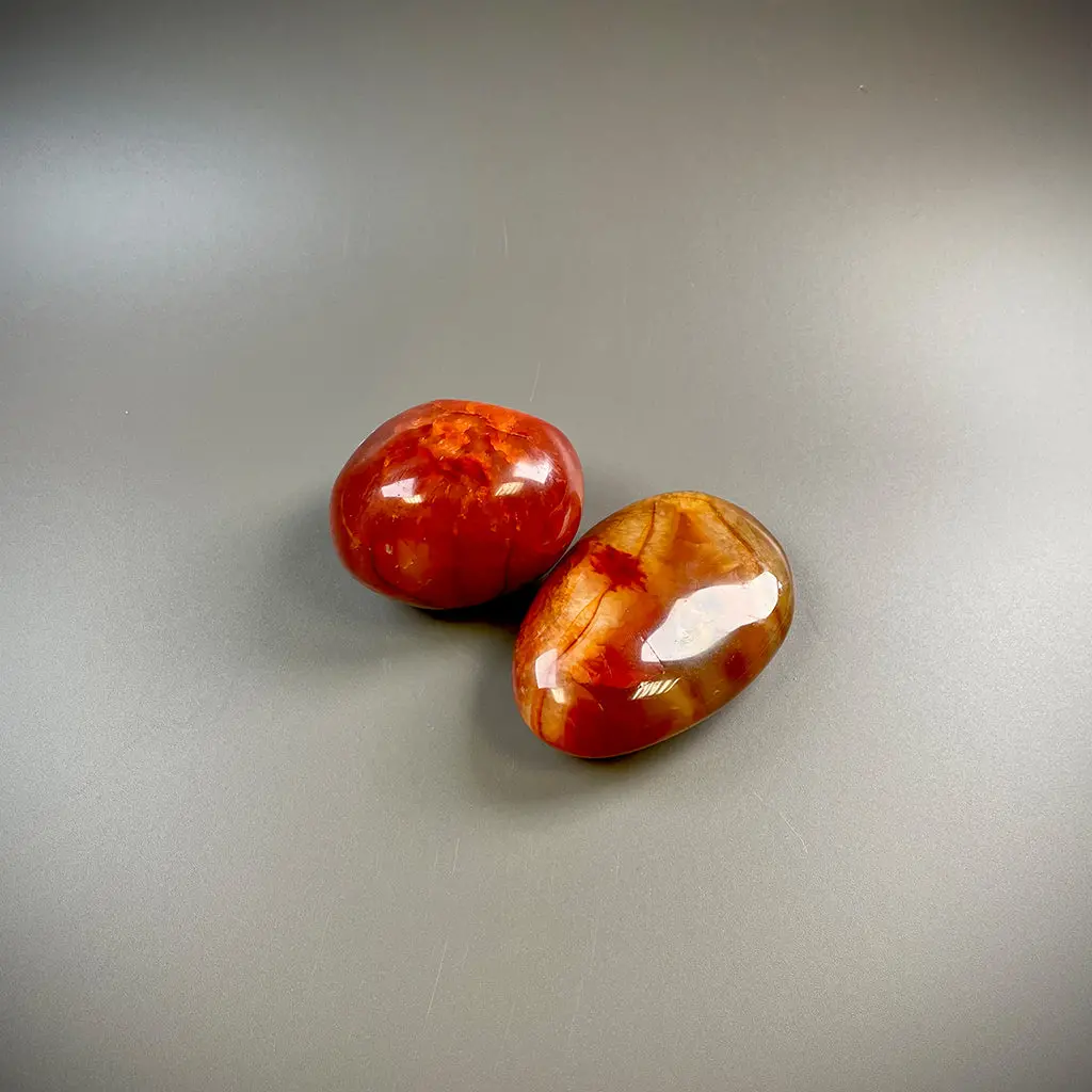 Carnelian Orange Crystal Palm Stones – Ethically Sourced From Madagascar 5