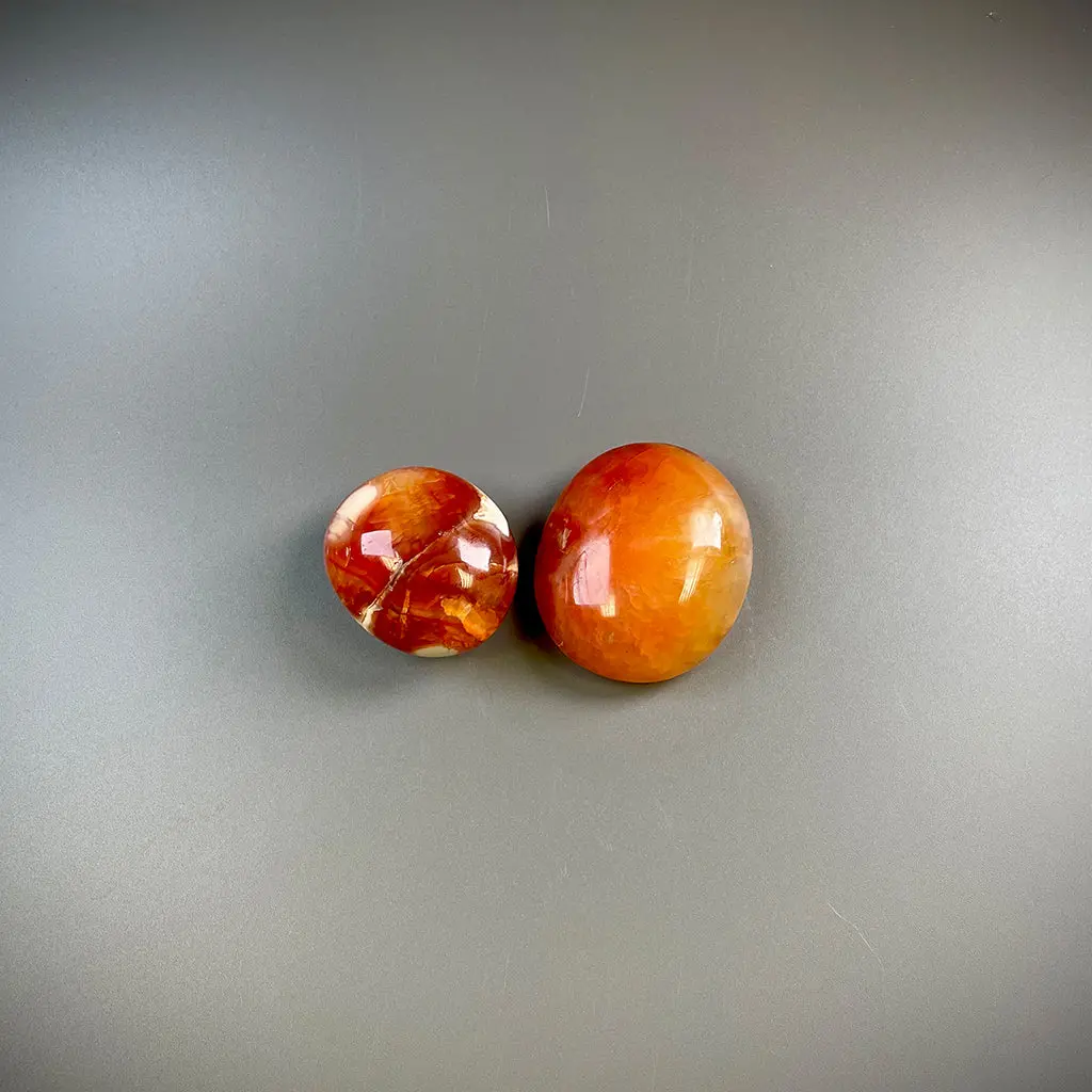Carnelian Orange Crystal Palm Stones – Ethically Sourced From Madagascar 2