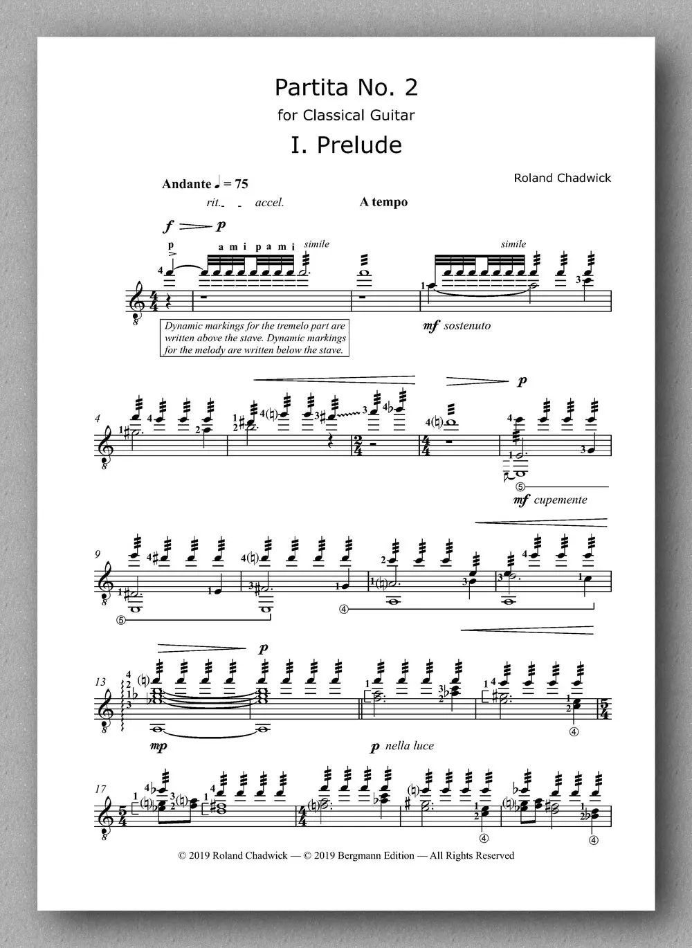 Chadwick, Partita No. 2 2