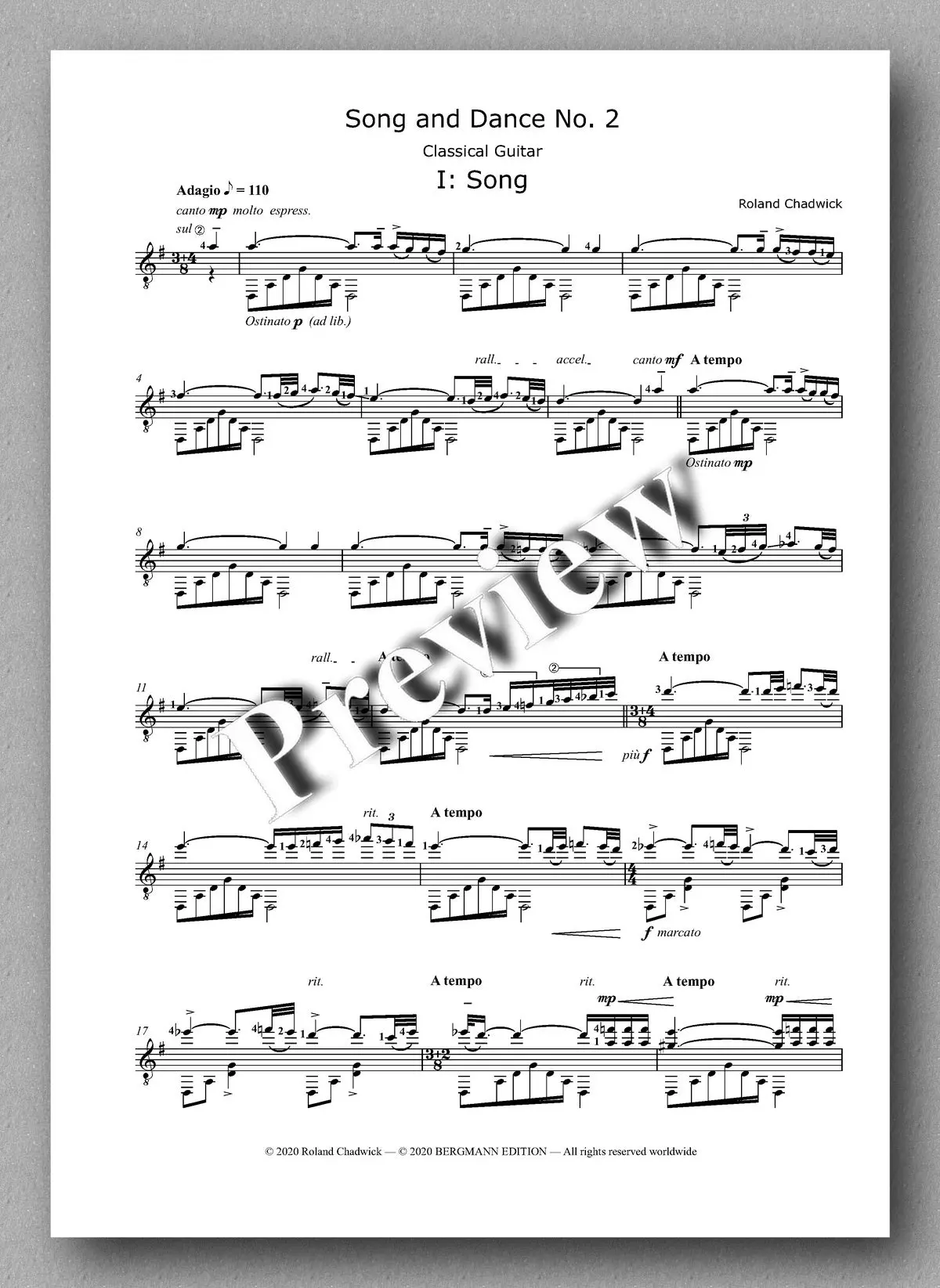 Chadwick, Song And Dance No. 2 2